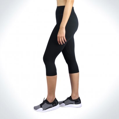 Women&#039;s TL High Waist Capris กางเกงออกกำลังกาย 4 ส่วนทรงเอวสูง